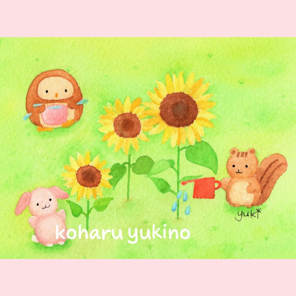 元気に咲いたね